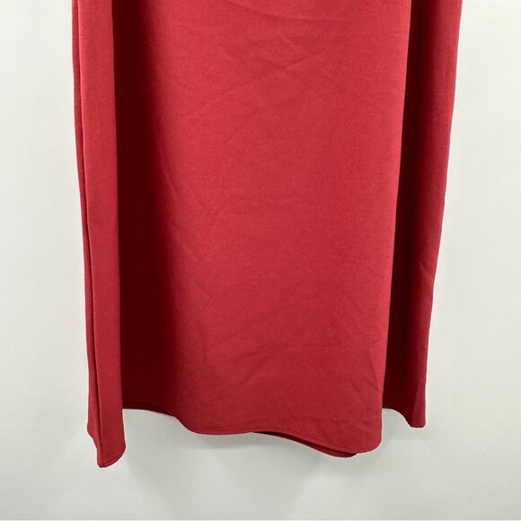 Nordstrom BP Mauve Red Short Sleeve Off the Shoulder Shift Mini Dress Size M NEW - Picture 3 of 11